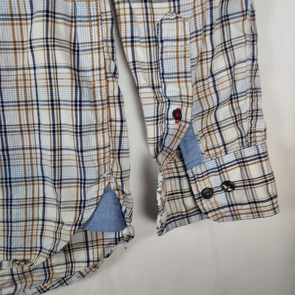 Tommy Hilfiger Plaid Button Down Shirt Men’s Small Long Sleeve Regular Fit - Picture 6 of 11